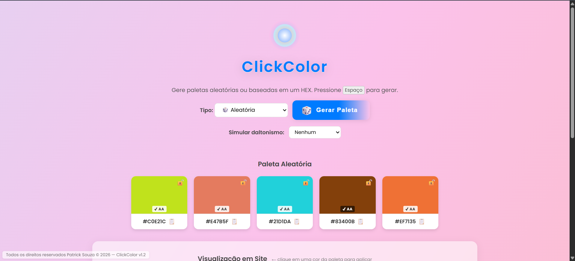 Projeto ClickColor